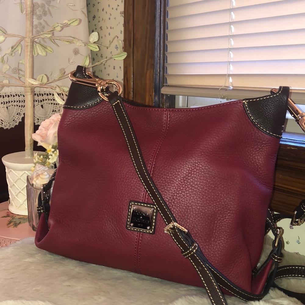 Dooney and Bourke Red Leather Crossbody!